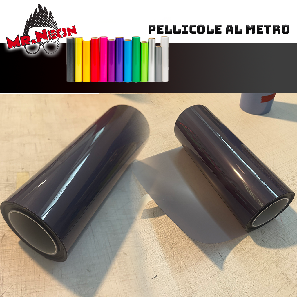 Pellicola TPU Smoked per Fari – 30 × 120 cm – Effetto Fumé Protettivo