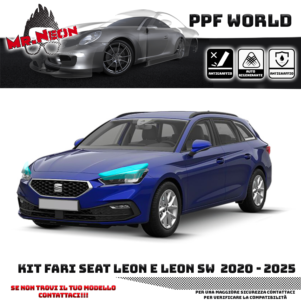 Kit Pellicola Protettiva Fari Seat Leon / Leon ST 2022 - 2025