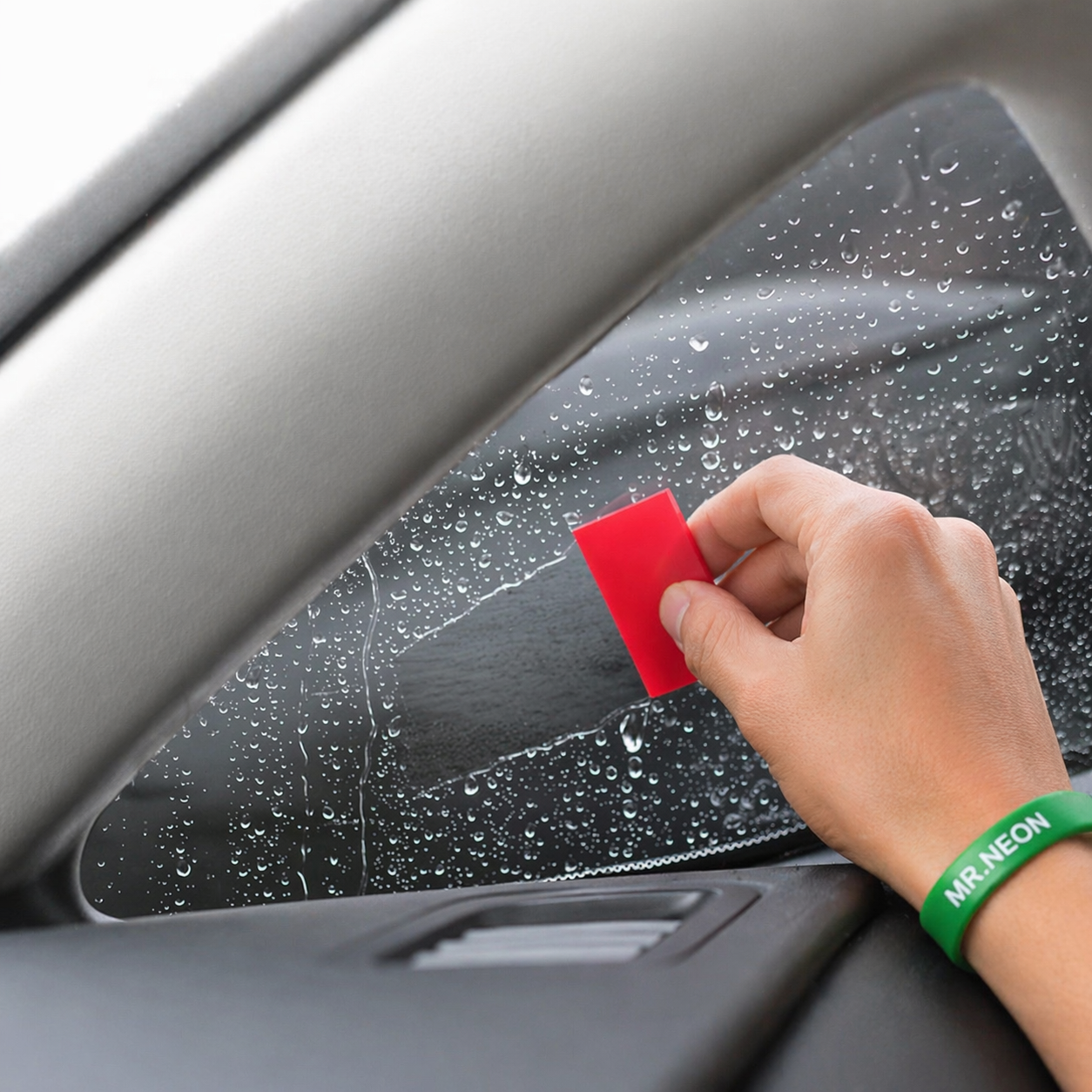 Spatola Silicone PPF 3x5 cm Rossa – Applicazione Precisione Display e Interni