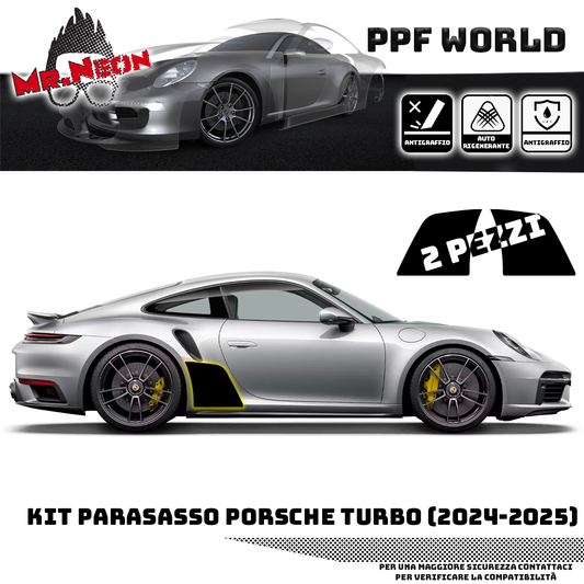 Set parasassi PPF antisasso per Porsche 911 Turbo (992.1) – Coppia pellicole protettive originali