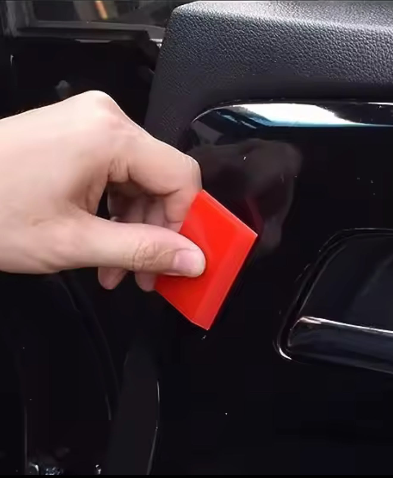Spatola Silicone PPF 3x5 cm Rossa – Applicazione Precisione Display e Interni