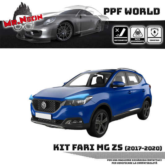 Kit Pellicola Protettiva Fari MG ZS 2017-2020 – PPF Trasparente o Fotocromatico Pretagliato