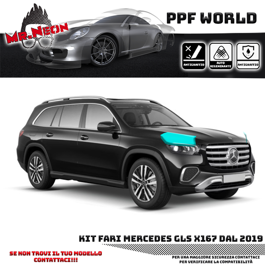 Kit Pellicola Protettiva Fari – Mercedes GLS X167 (2019–2025)