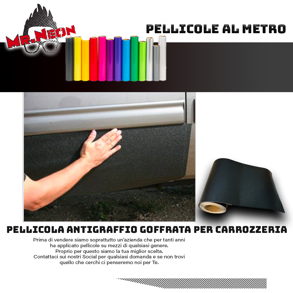 Pellicola Protettiva Off-Road 583 Micron – Banda Antigraffio 30 cm