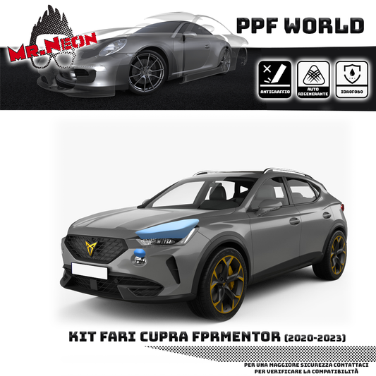 Kit Pellicola Protettiva Fari Cupra Formentor 2020-2023 – PPF Trasparente o Fotocromatico Pretagliato