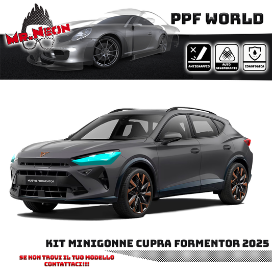 Kit PPF fari anteriori per Cupra Formentor – 2025 – Pellicola protettiva trasparente