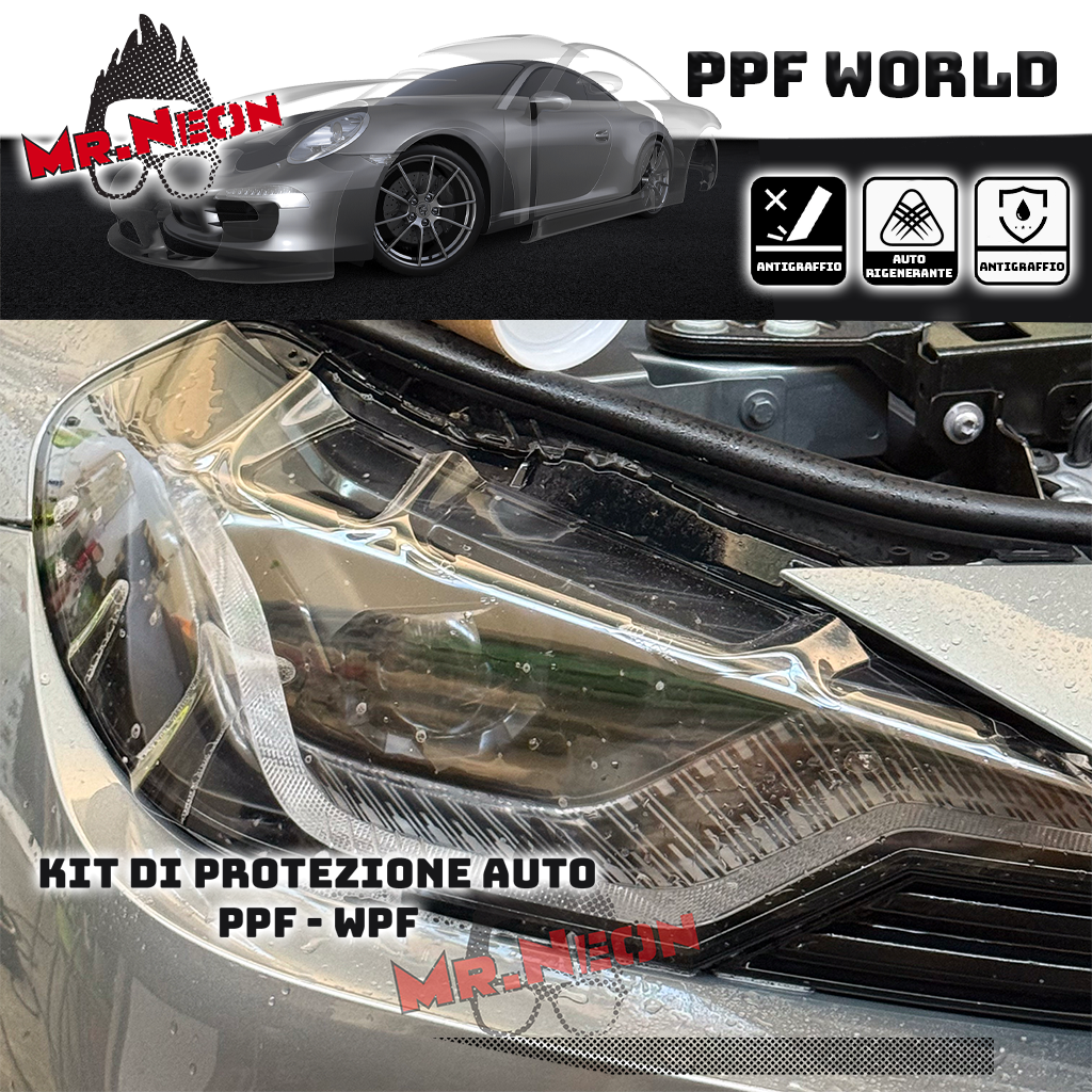 Kit PPF Faro Anteriore compatibile con Ducati Multistrada V4 (2021–2026) – Pellicola Protettiva Pretagliata