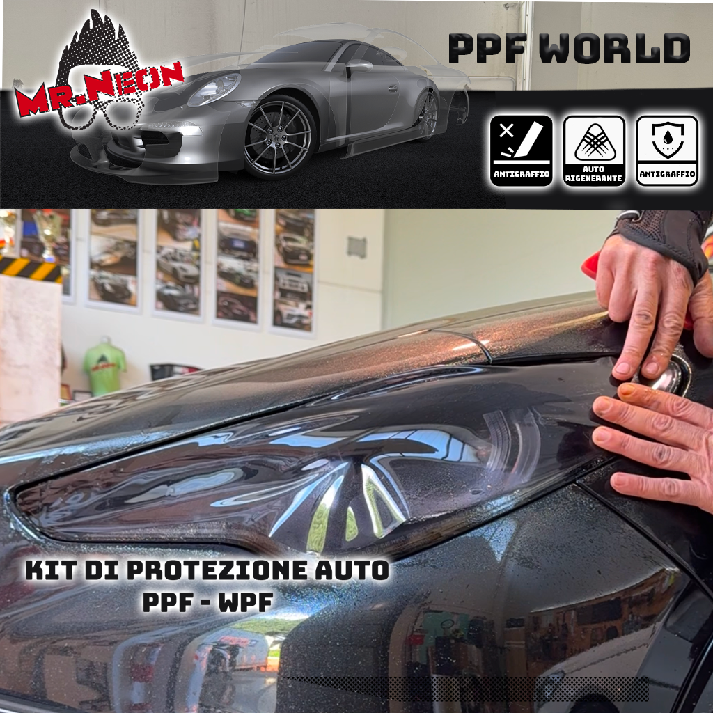 Kit PPF Fari Posteriori Audi A7 C7 Facelift 2015-2018 – Chiaro, Intermedio o Scuro Pretagliato