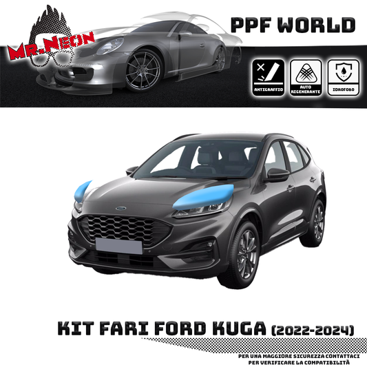 Faro Anteriore compatibile con Ford Kuga (2020–2024) – Pellicola Protettiva Pretagliata