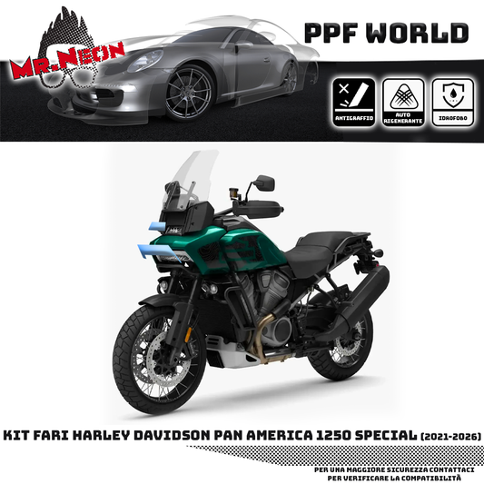 Kit Pellicola Protettiva Faro Harley-Davidson Pan America Special 1250 2021-2026 – PPF Pretagliato