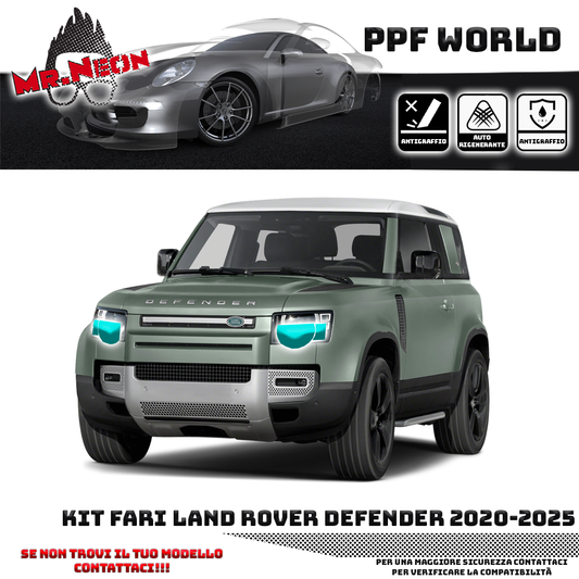 Kit Pellicola Protettiva Fari – Land Rover Defender (2020–2025)