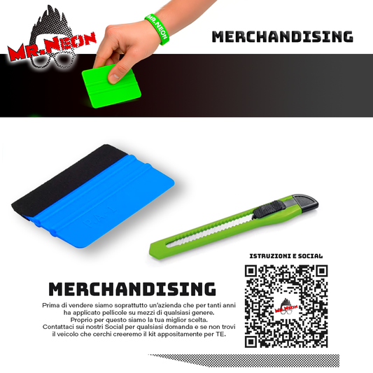 Kit Applicazione Pellicole Auto – Spatola con Feltro + Taglierina di Precisione